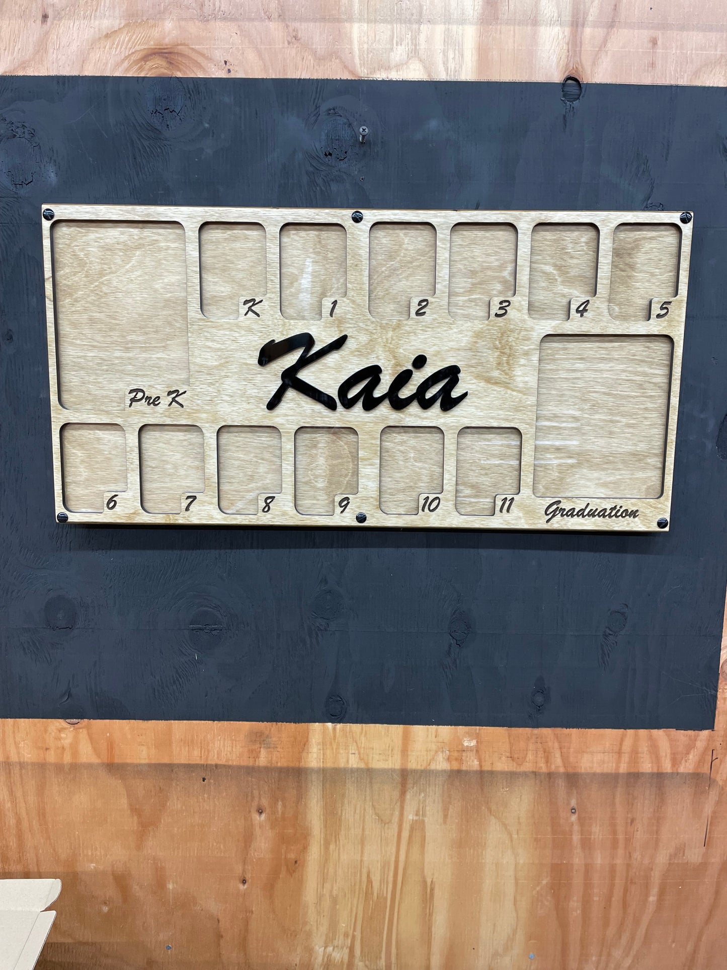 K-12 personalized student picture frame