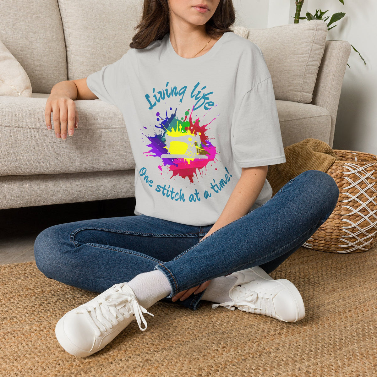 Living Life Unisex Softstyle Sewing T-Shirt