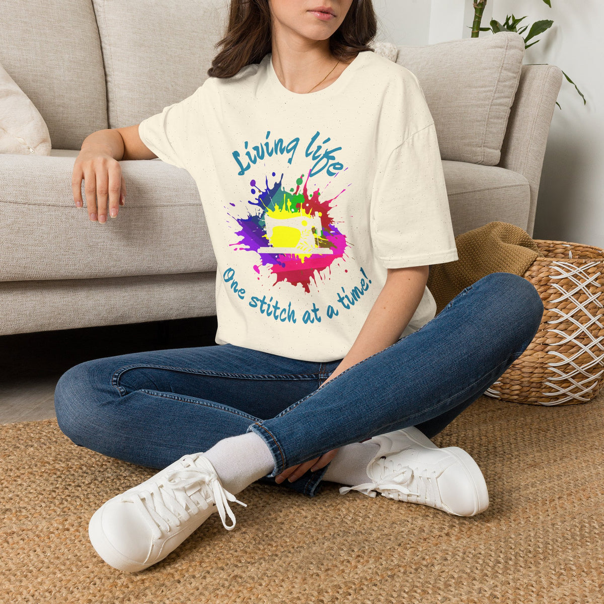 Living Life Unisex Softstyle Sewing T-Shirt