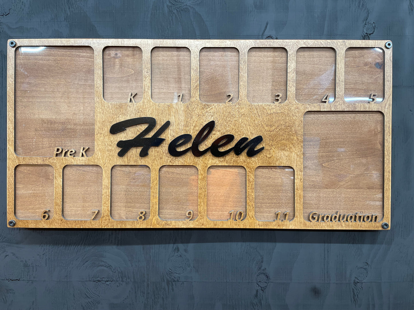 K-12 personalized student picture frame