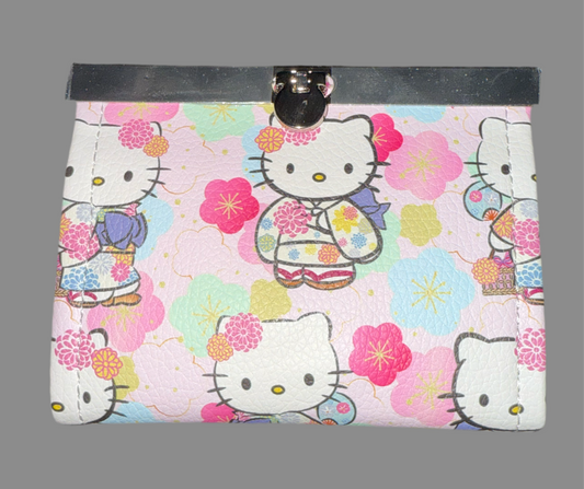 Kimono Kitty Accordion Wallet