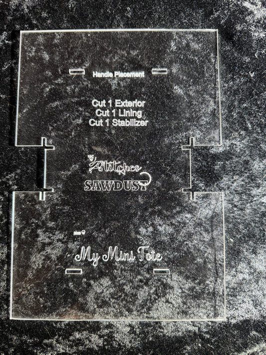 My Mini Tote IMPERFECT TEMPLATE