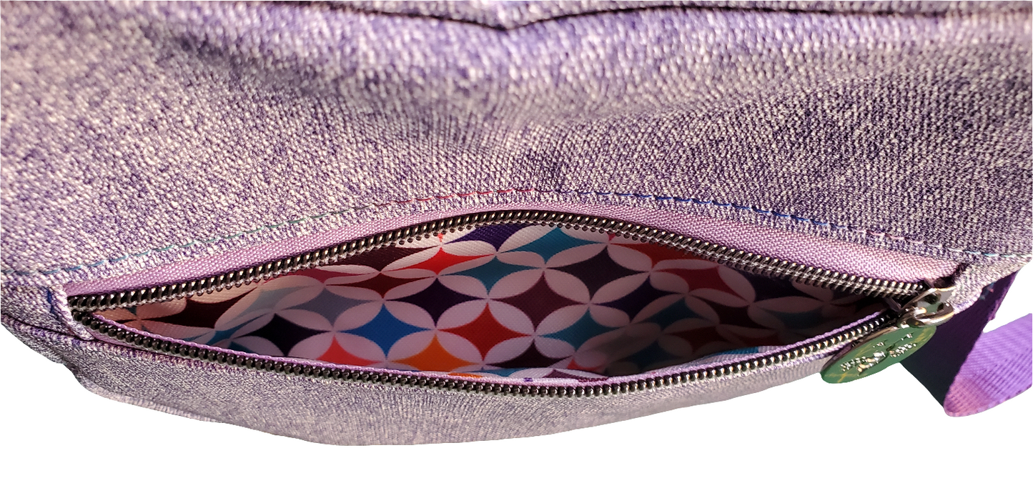 Lavender Cutie Sue-Sue Cossbody sling