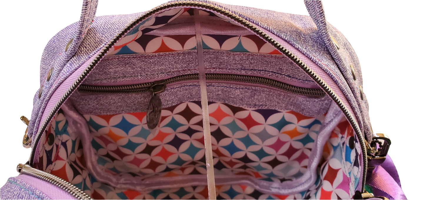 Lavender Cutie Sue-Sue Cossbody sling